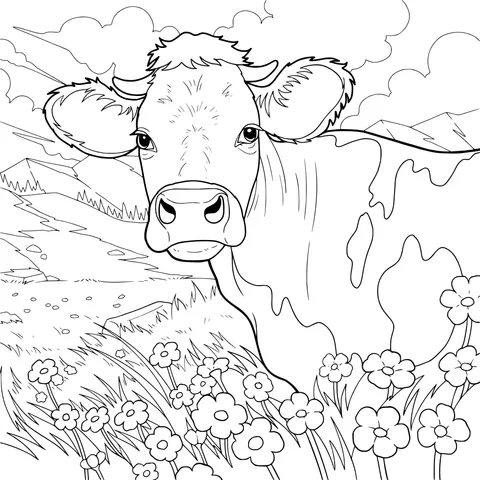 Cow on the Pasture