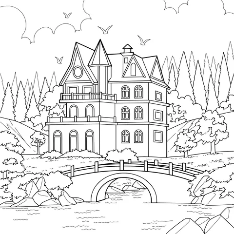 Fairy - tale Cottage by the River