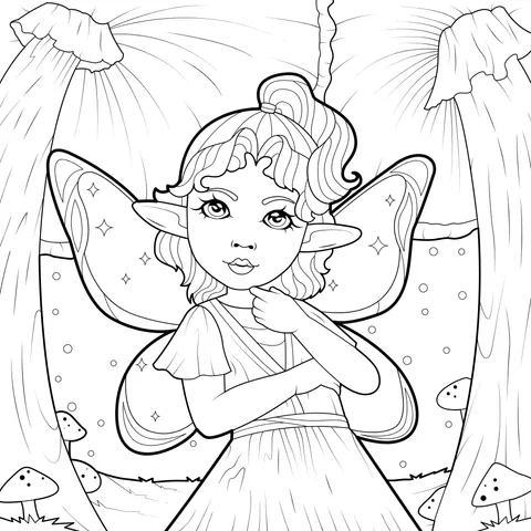 The Little Fairy in the Forest