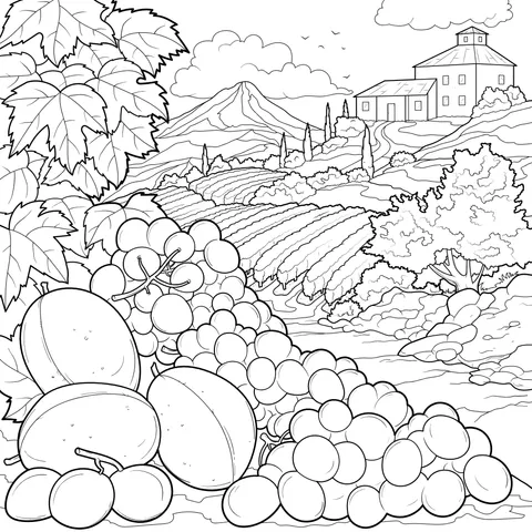 Rural Grape Scenery