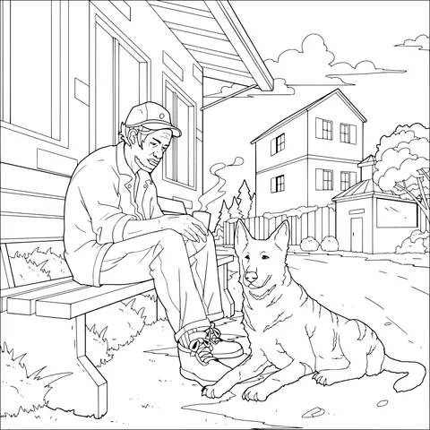 Warm - time of the old man and the dog