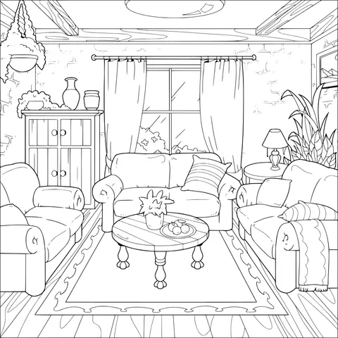 Colorful Living Room