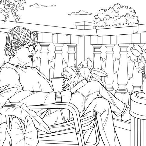 Cozy Balcony Time
