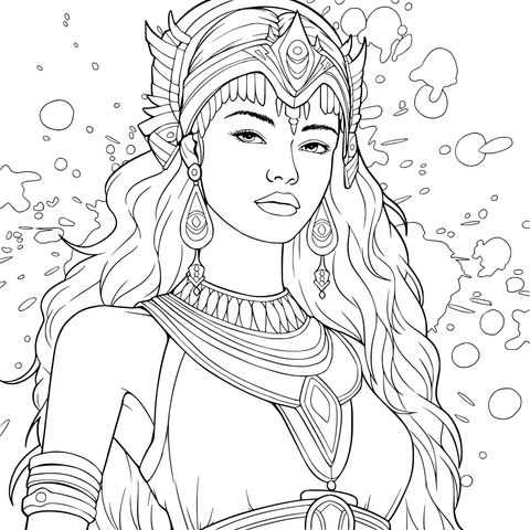古代エジプト風の女性