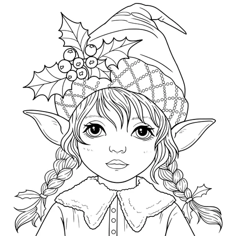 Christmas Elf Girl