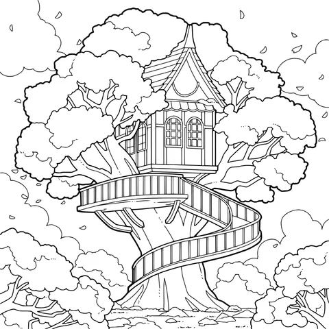 Cherry Blossom Treehouse