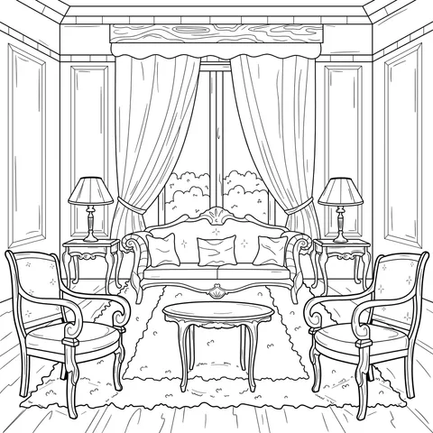 Elegant living room