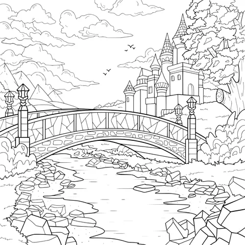 Fairytale - like Castle Landscape