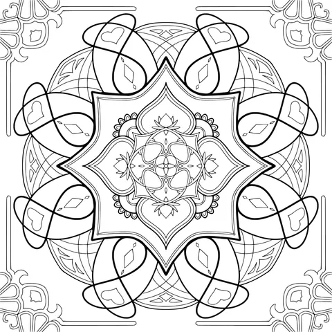 Exquisite Mandala Pattern