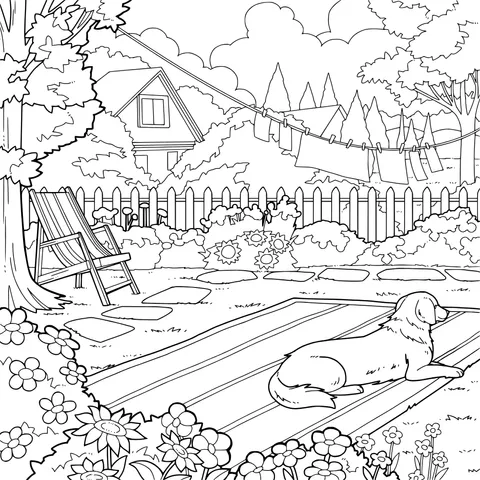 Leisure Time in the Garden