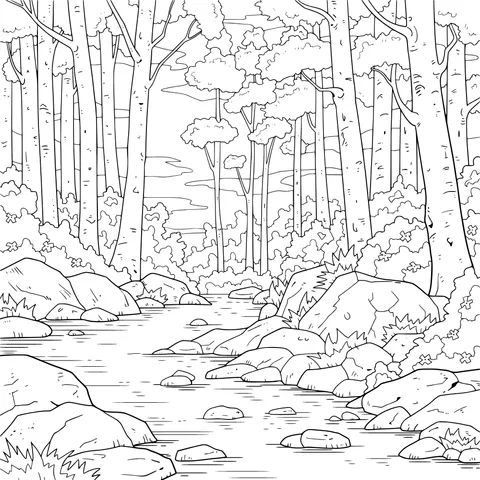 Stream in the Forest
