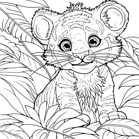 Little Tiger in the Jungle
