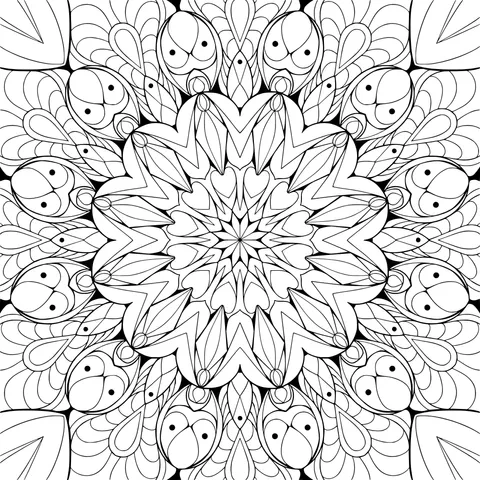 Colorful Mandala Pattern