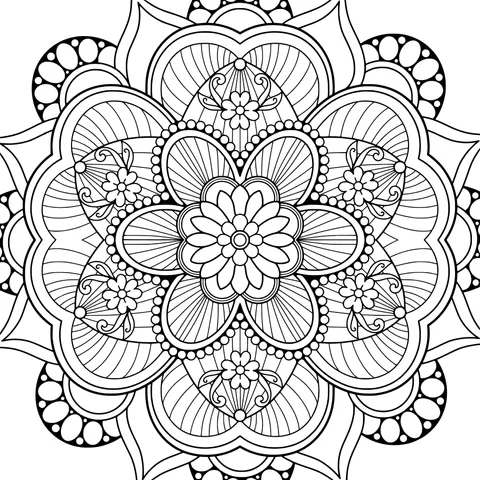 Exquisite Mandala Pattern