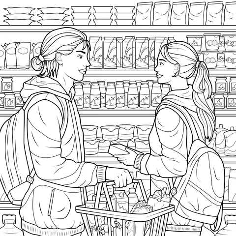 Conversation in the Supermarket