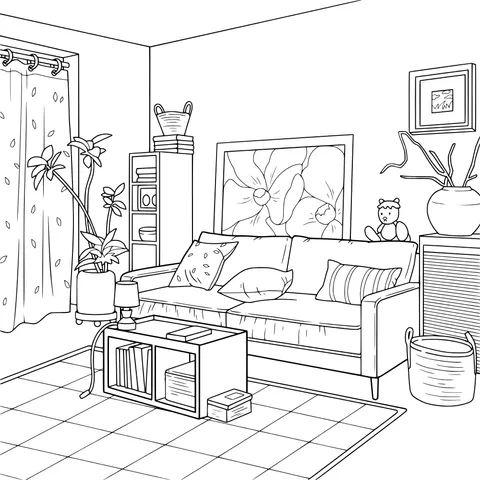 A Cozy Corner of the Living Room