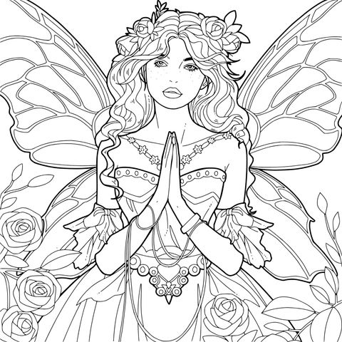 Praying Flower Fairy