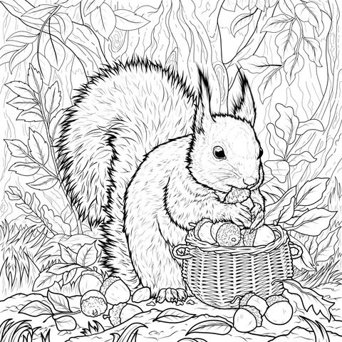Squirrel and Nuts