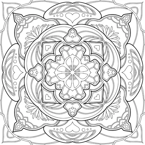 Exquisite Mandala Pattern