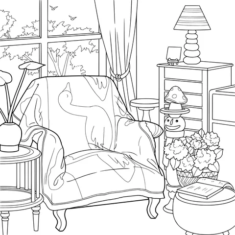 Cozy indoor corner