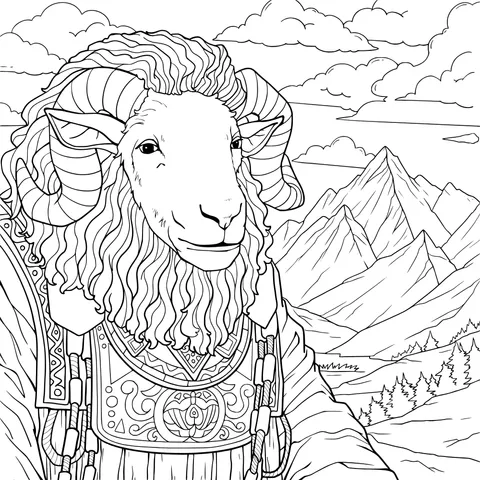 Ram in the Mountains