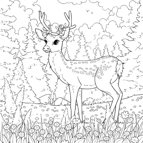 Deer in the Forest