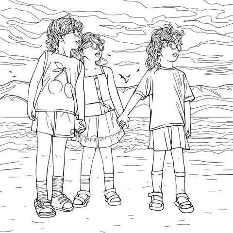 Children on the Beach