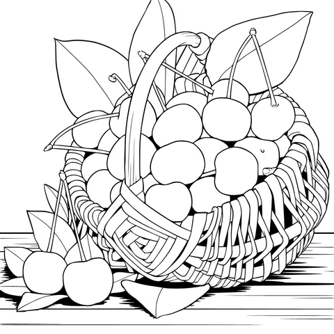 A Basket of Cherries