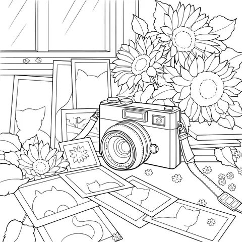 Photography and Flowers by the Window