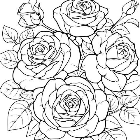Colorful Roses