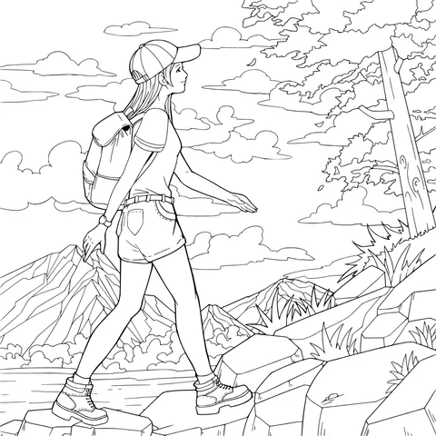 Hiking Girl