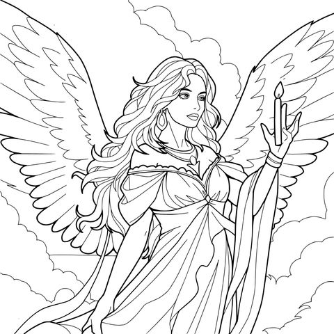 Angel Holding a Candle