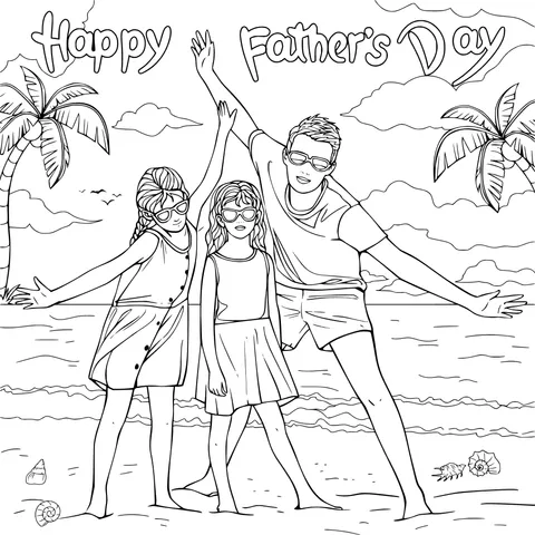 Happy Father's Day (Fun Time at the Beach)
