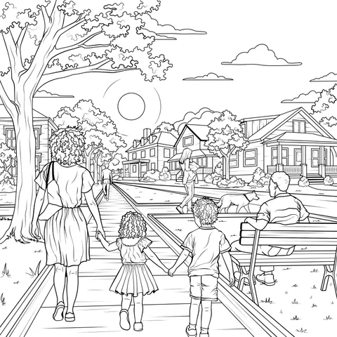 Family Strolling Time