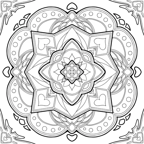 Colorful Mandala Pattern