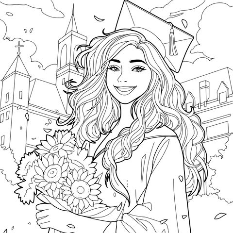 Graduate Girl's Elegance