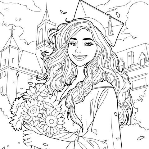 Graduate Girl's Elegance