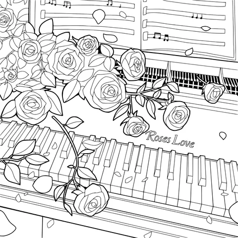 Love of Roses and Piano