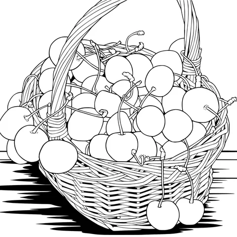 A Basket of Cherries