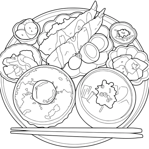 Abundant Japanese Cuisine