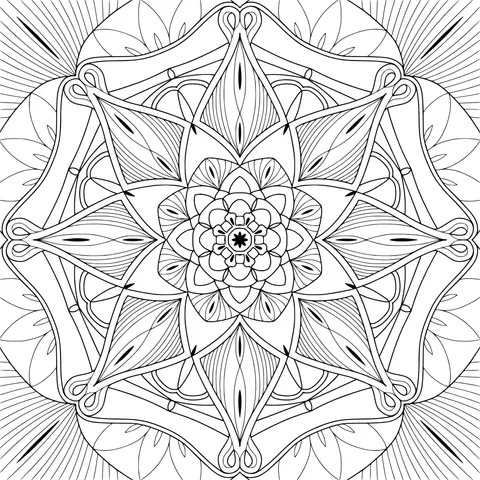 Exquisite Mandala Pattern