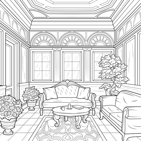 Elegant Living - room Scene