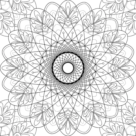 Exquisite Mandala Pattern