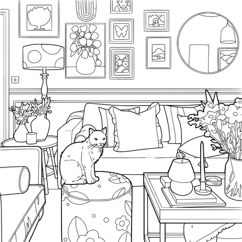 Cozy Living - room Scene