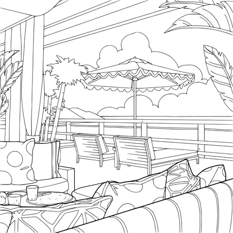 Cozy Seaside Terrace