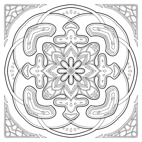 Exquisite Geometric Pattern