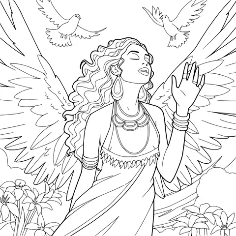 Angel - like Woman