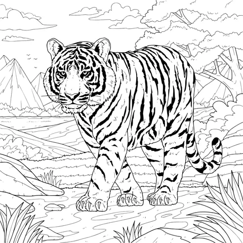 Tiger in the Forest