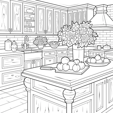 A beautifully - decorated kitchen