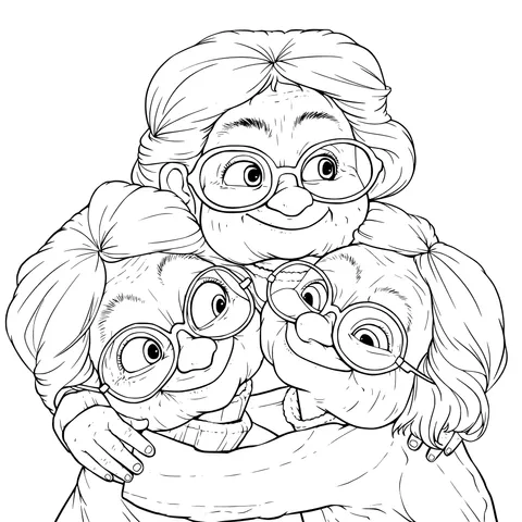 Joyful Elderly Girlfriends
